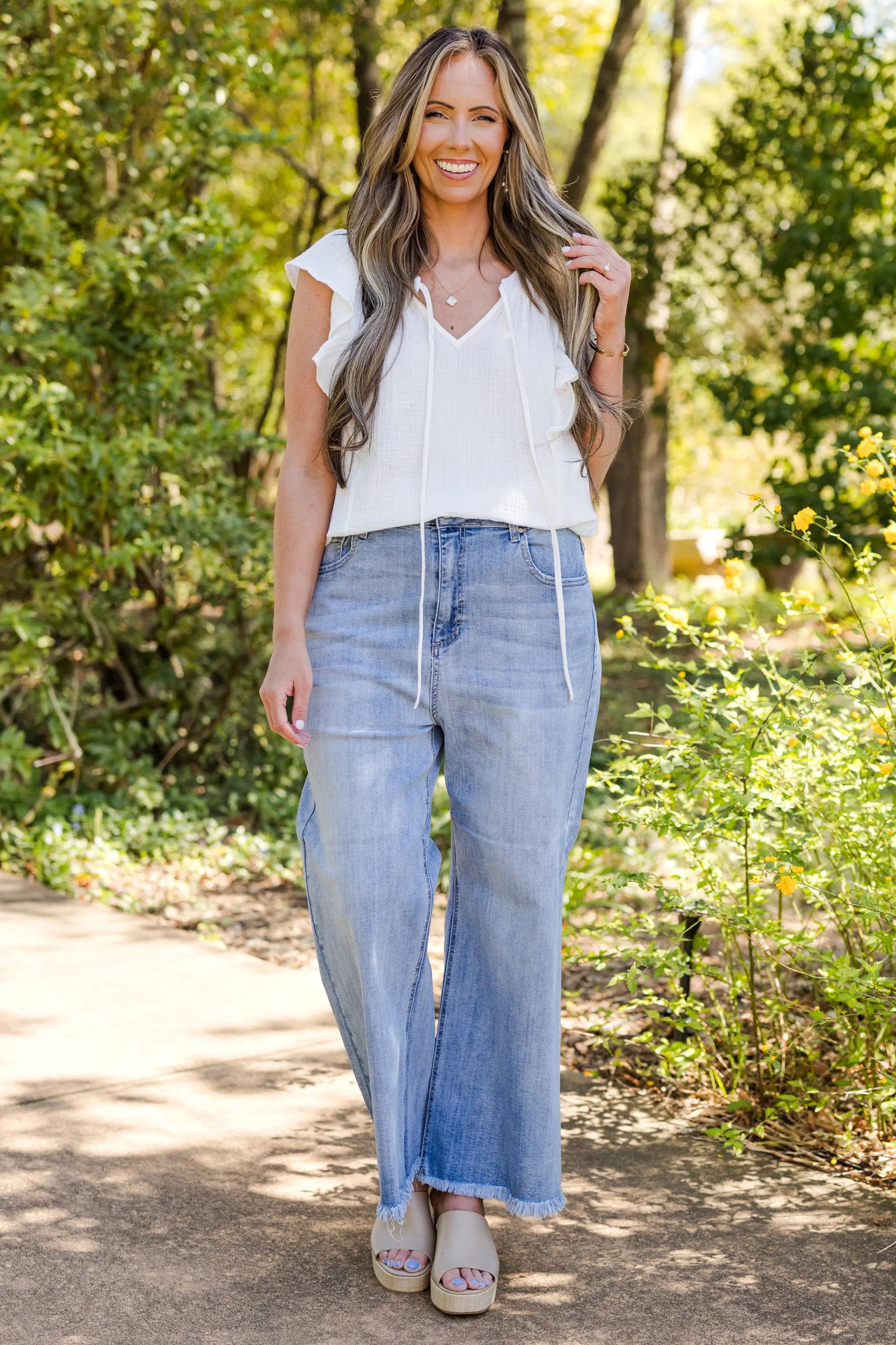 In The Breeze Jeans, Light Wash