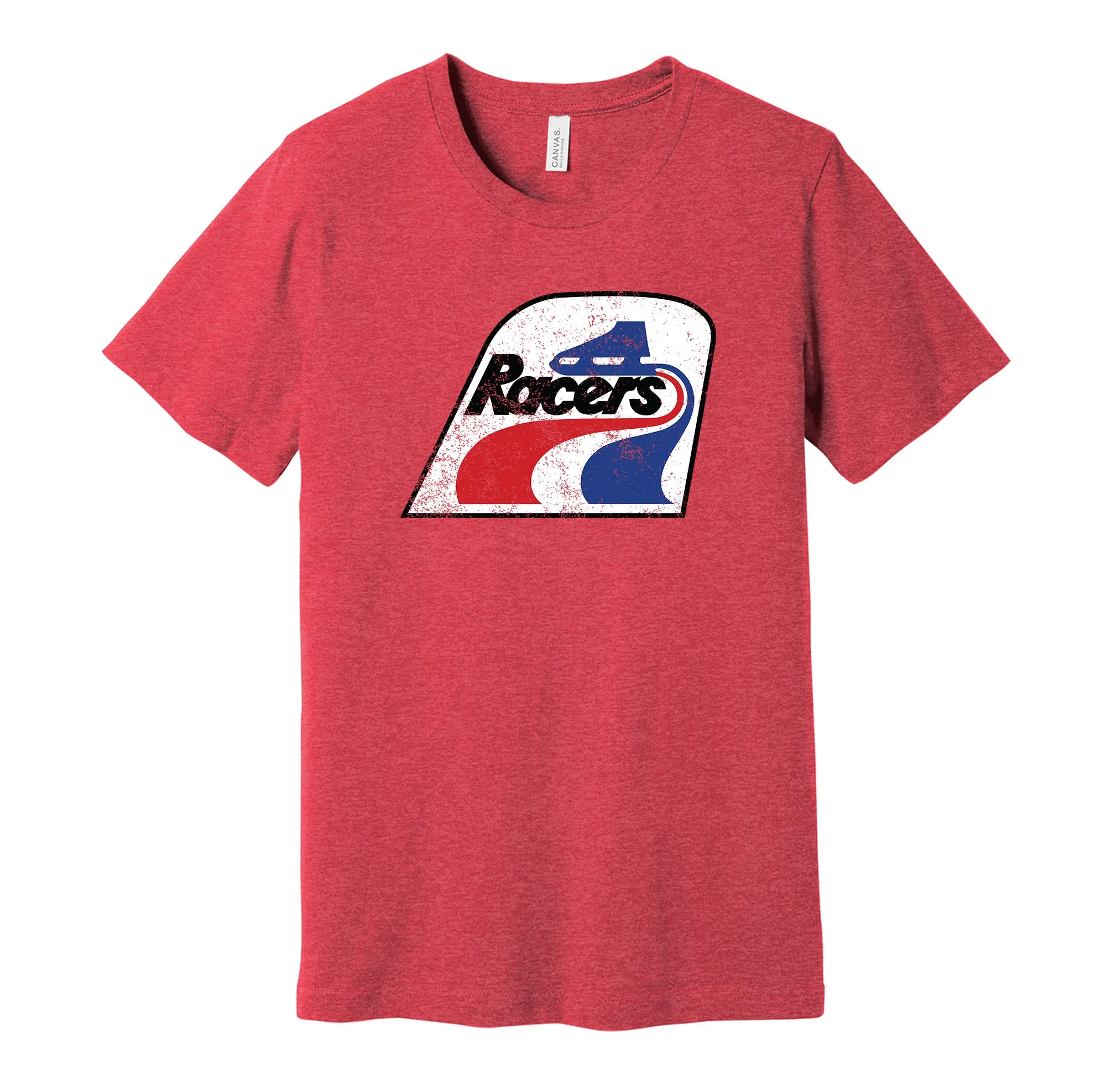 Indianapolis Racers Distressed Logo Shirt - Defunct Hockey Team - Celebrate Indiana Heritage and History - Hyper Than Hype