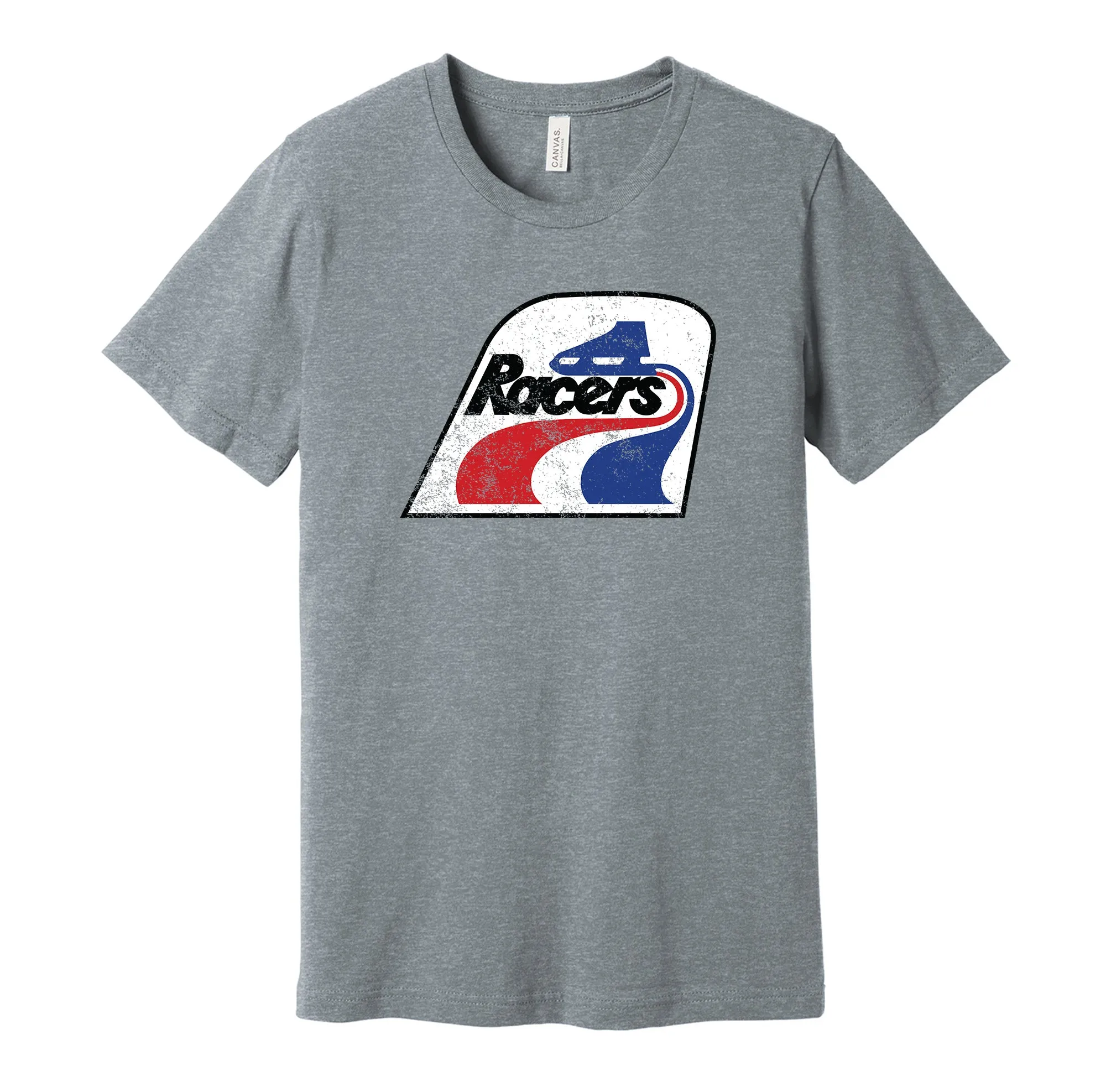Indianapolis Racers Distressed Logo Shirt - Defunct Hockey Team - Celebrate Indiana Heritage and History - Hyper Than Hype