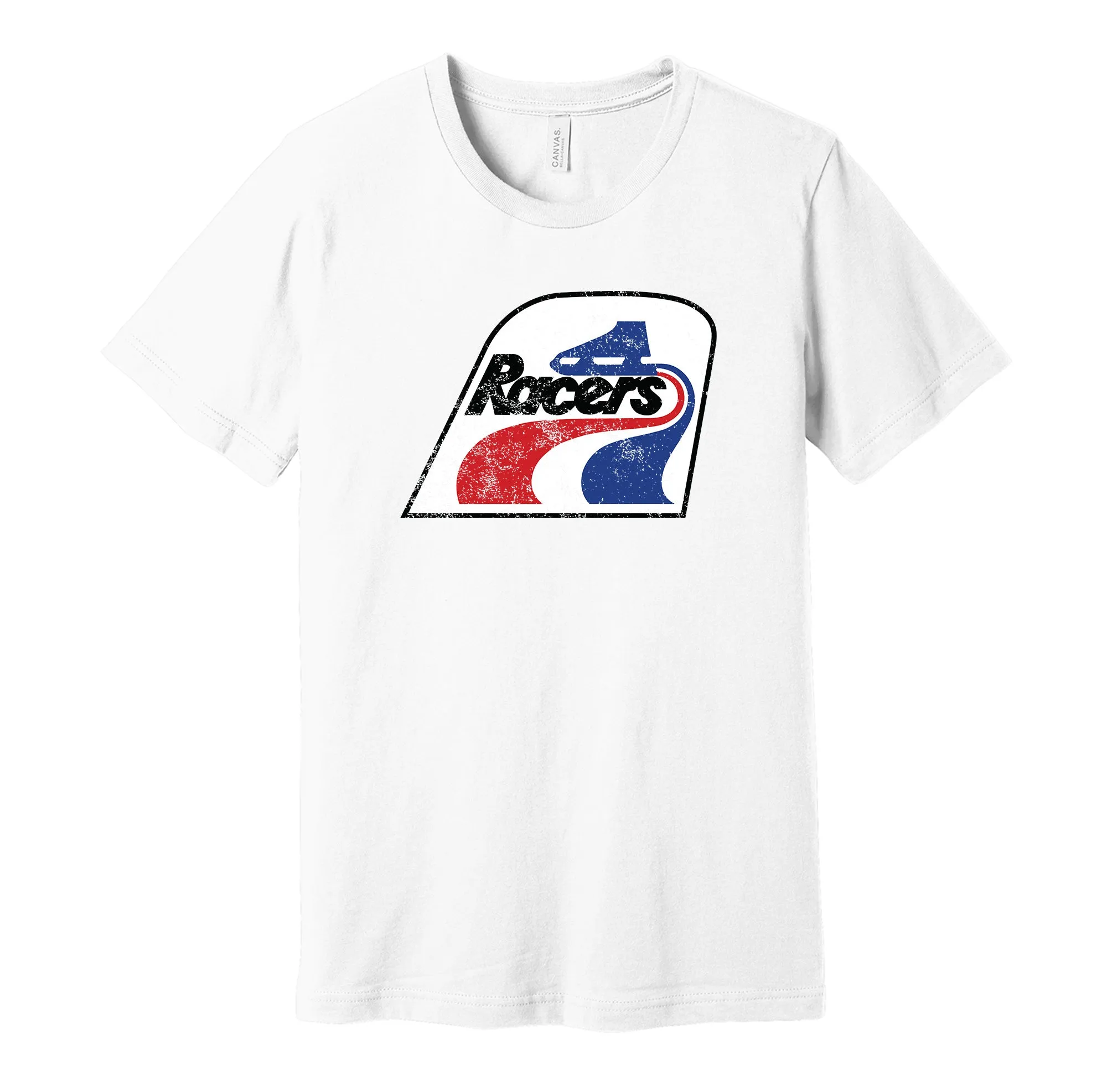 Indianapolis Racers Distressed Logo Shirt - Defunct Hockey Team - Celebrate Indiana Heritage and History - Hyper Than Hype