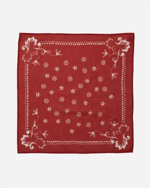 Ingrid Ornament Bandana - Red
