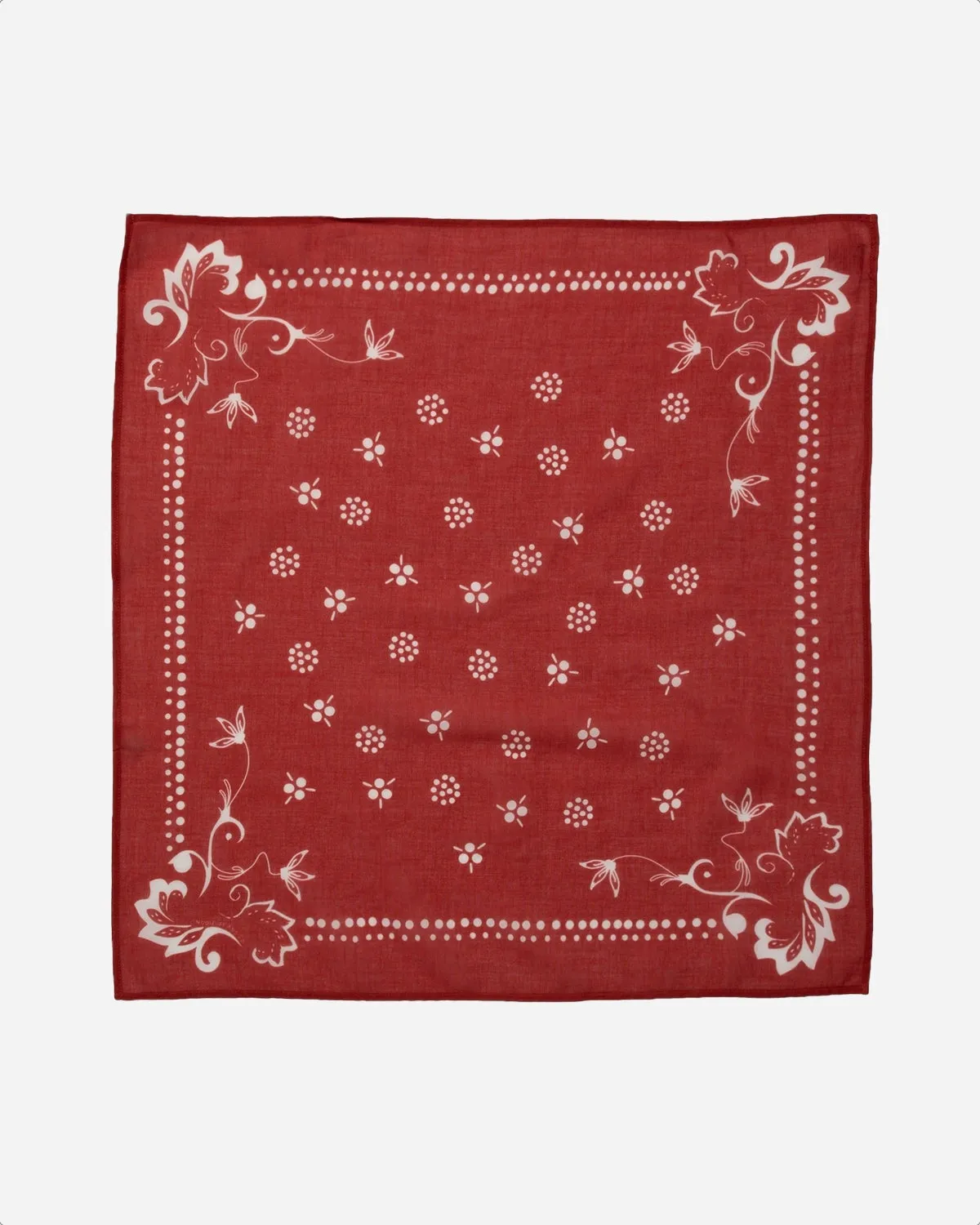 Ingrid Ornament Bandana - Red