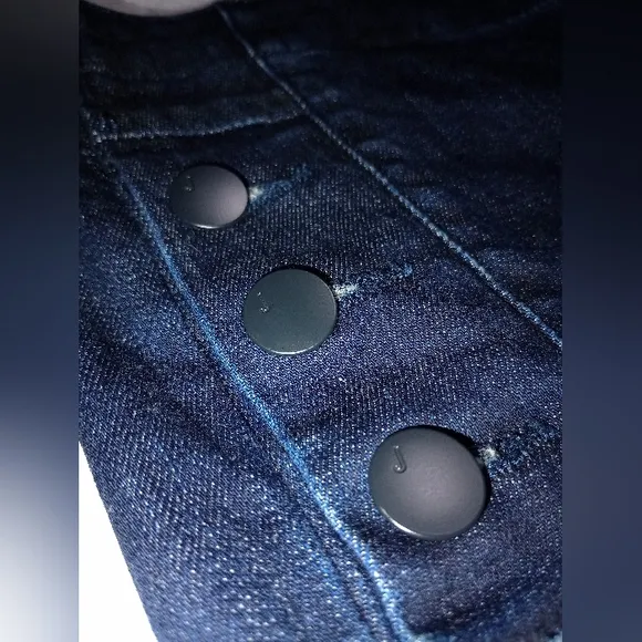 J Brand Natasha Sky High Crop Skinny &quot;Reality&quot; Ladies 26 Dark Wash EUC