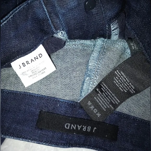 J Brand Natasha Sky High Crop Skinny &quot;Reality&quot; Ladies 26 Dark Wash EUC