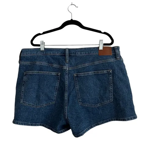 J. Crew High Rise A-line Denim Shorts in ancient laurel wash Size 32