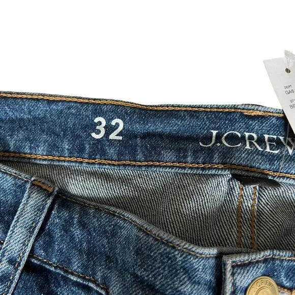 J. Crew High Rise A-line Denim Shorts in ancient laurel wash Size 32