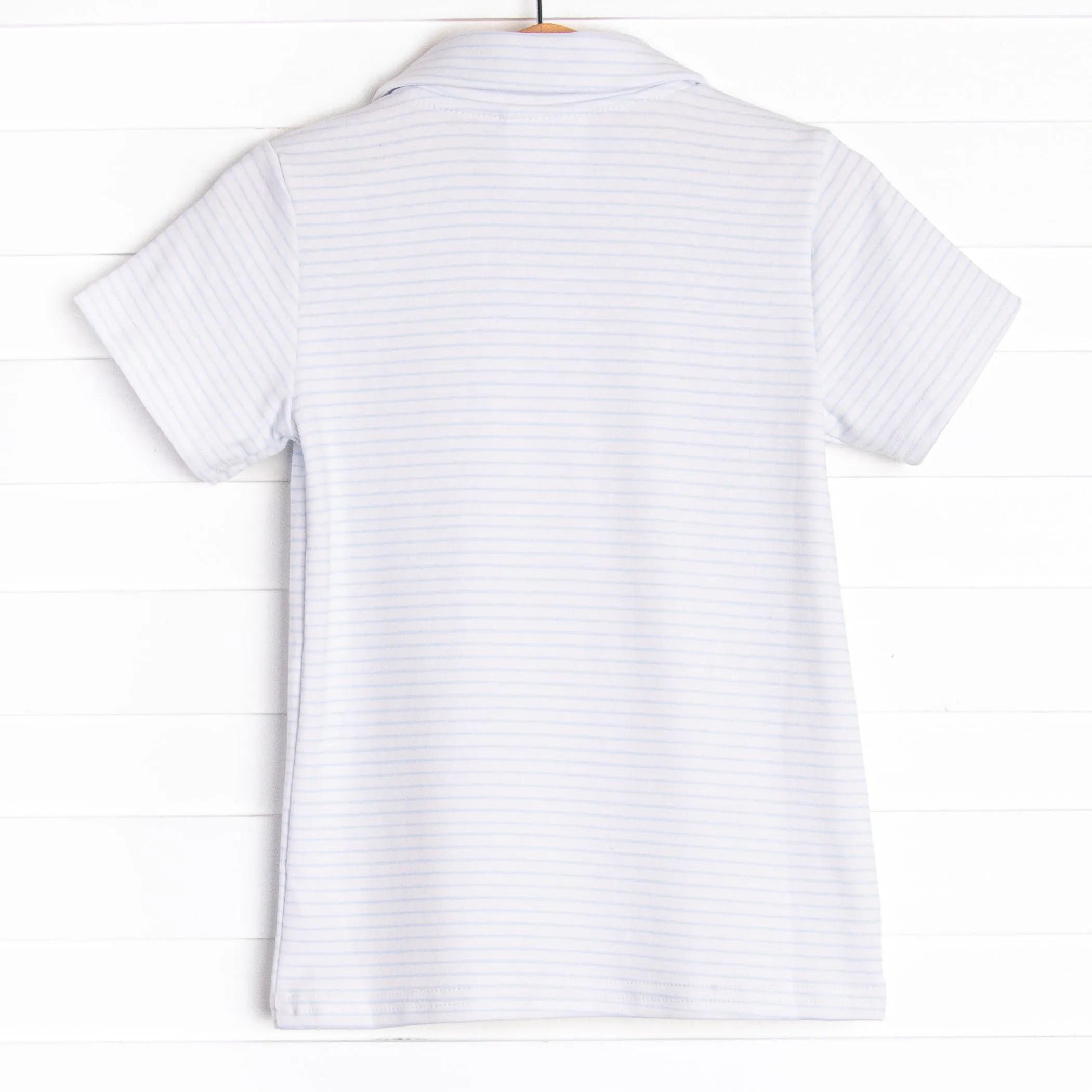 Jack Pima Applique Shirt, Blue