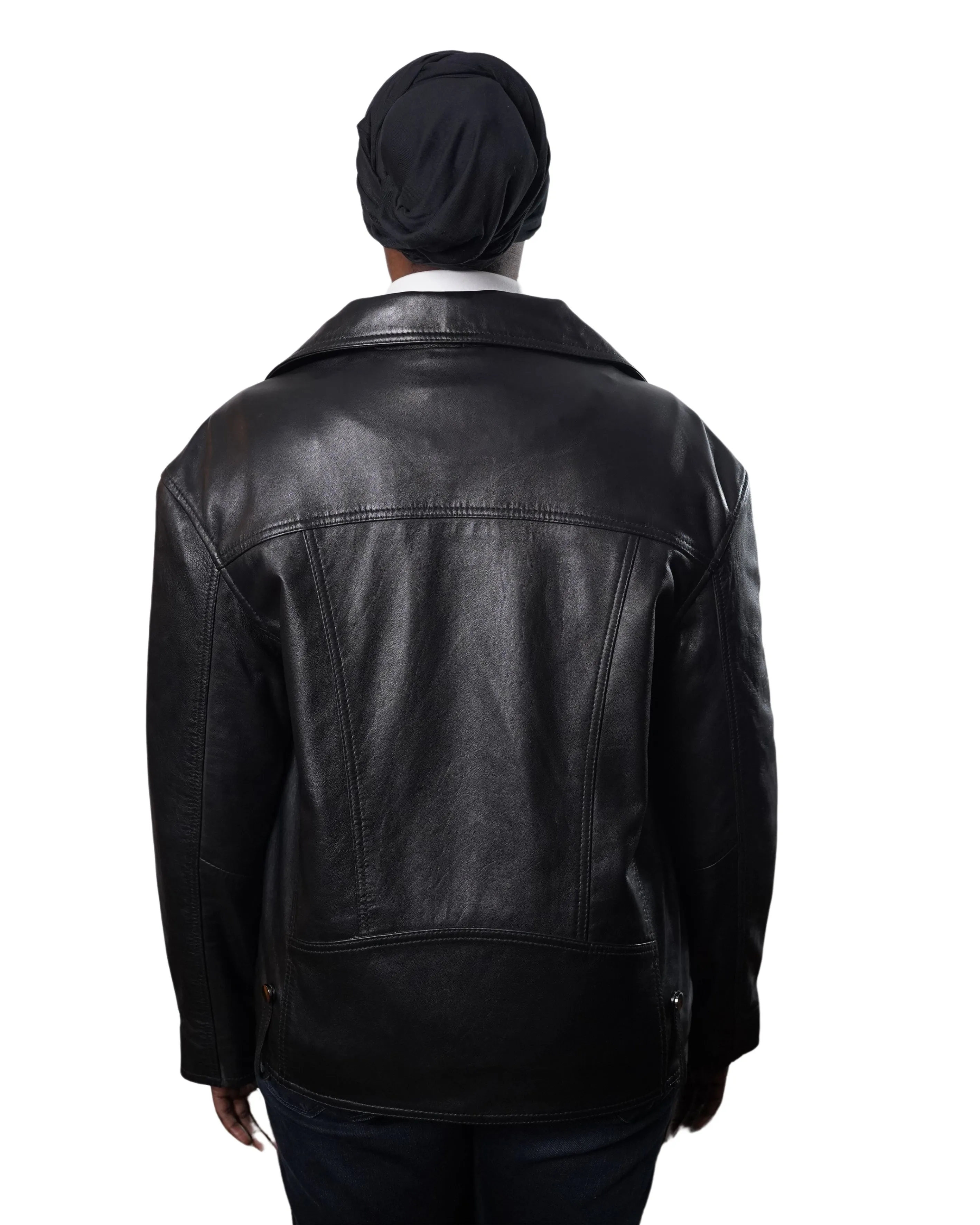 JALDA WOMEN OVERSIZED ASYMMETRIC BIKER LEATHER JACKET