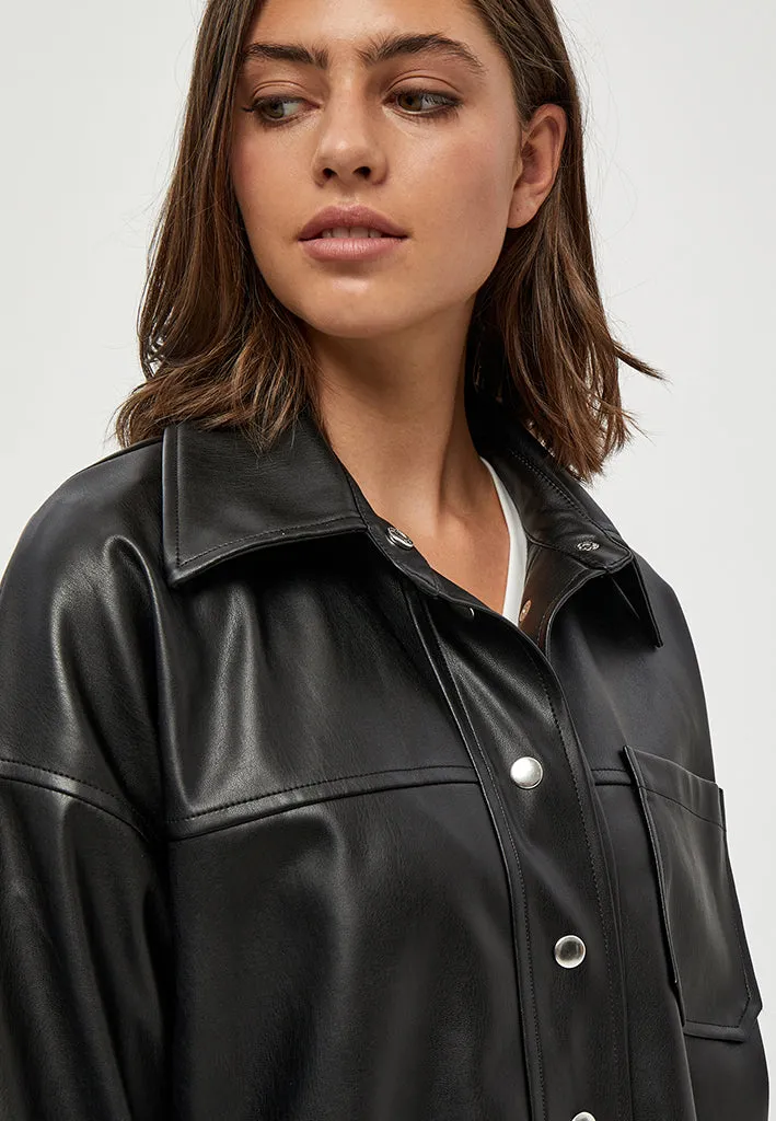 Jamilla Shirt Jacket - Black