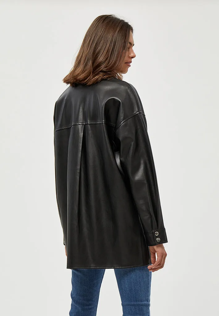 Jamilla Shirt Jacket - Black