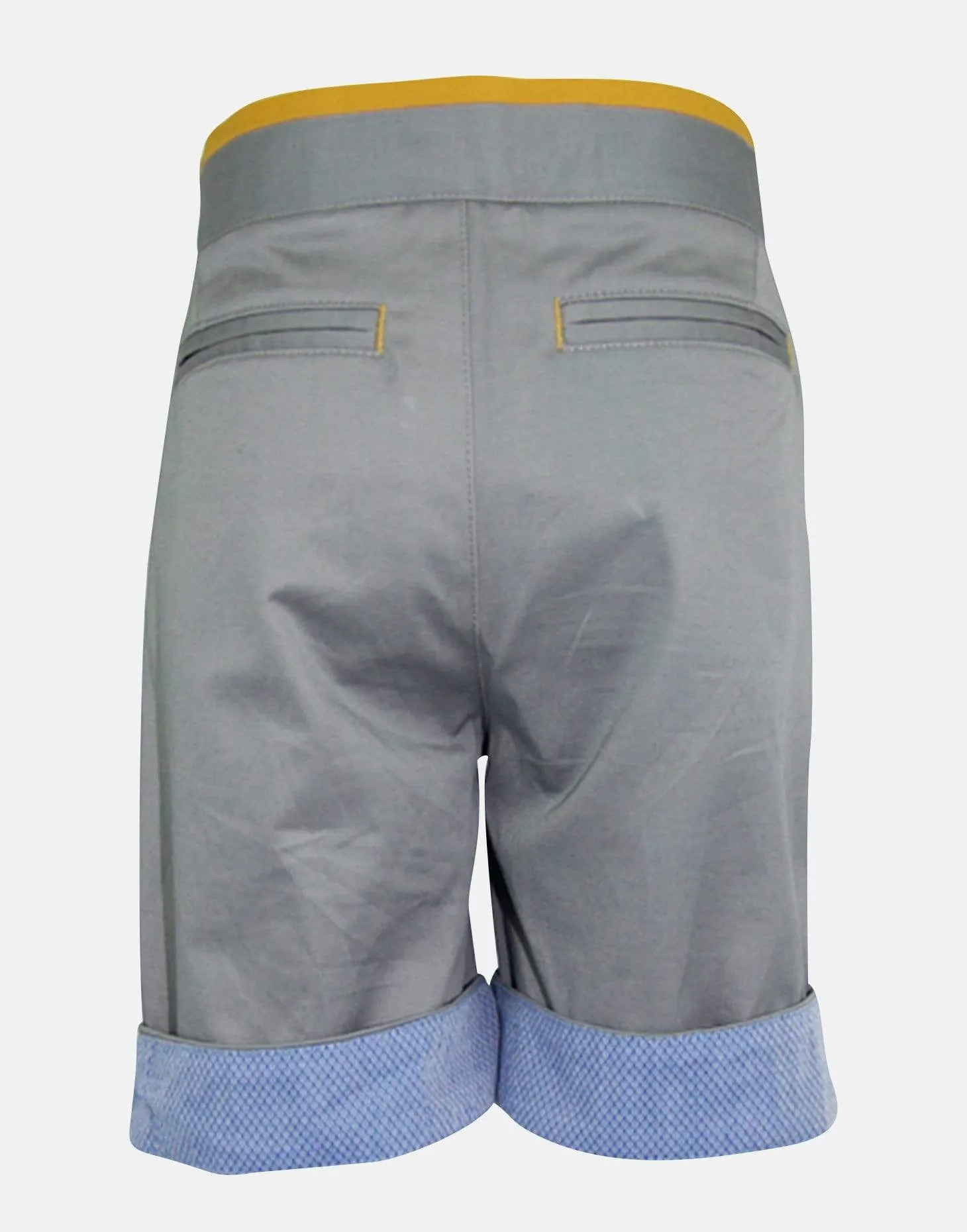 Jasper: Grey twill shorts