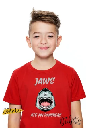 Jaws ate my Pancreas - Kids Unisex T-Shirt
