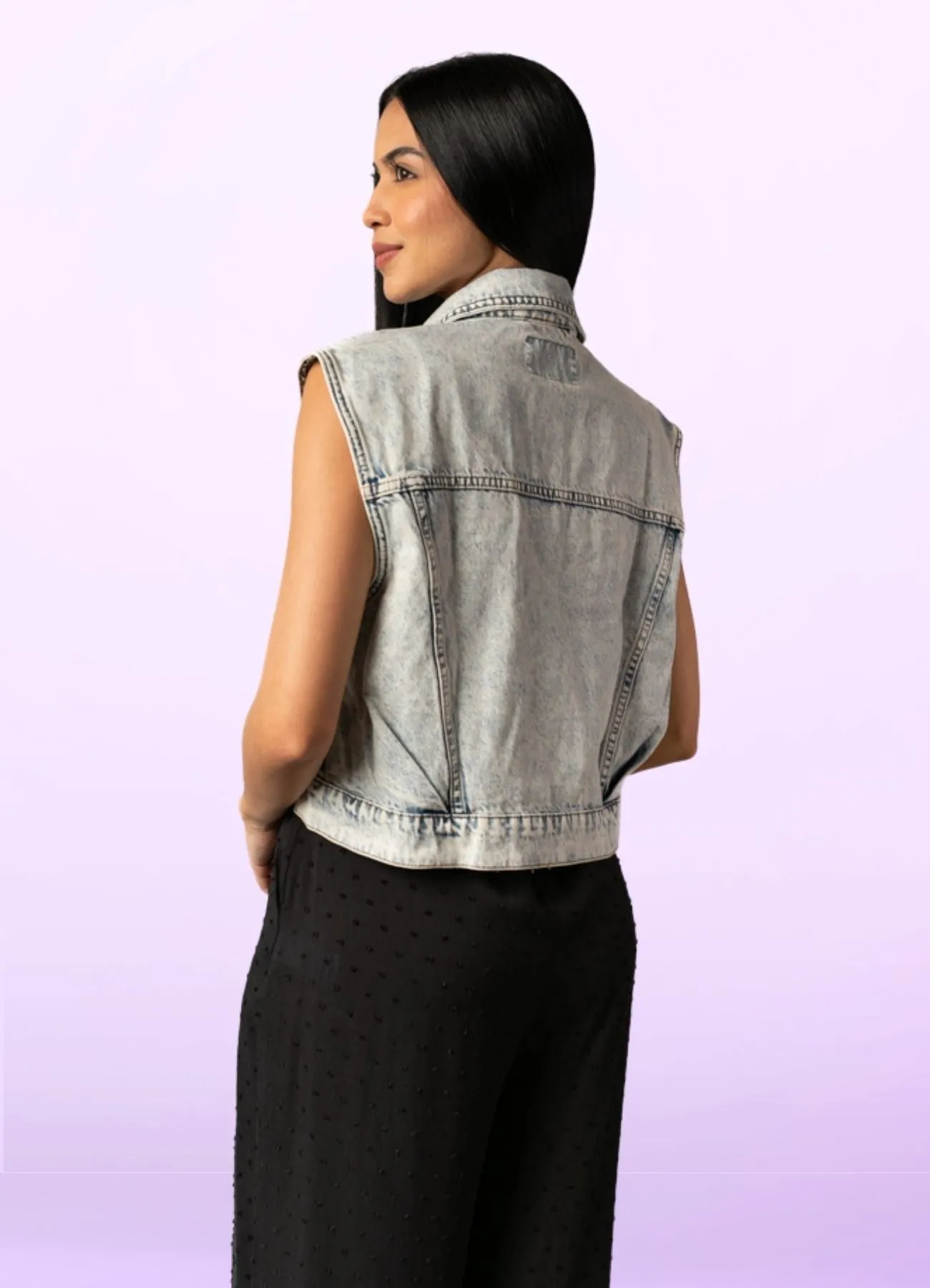 JEANS VEST TOP