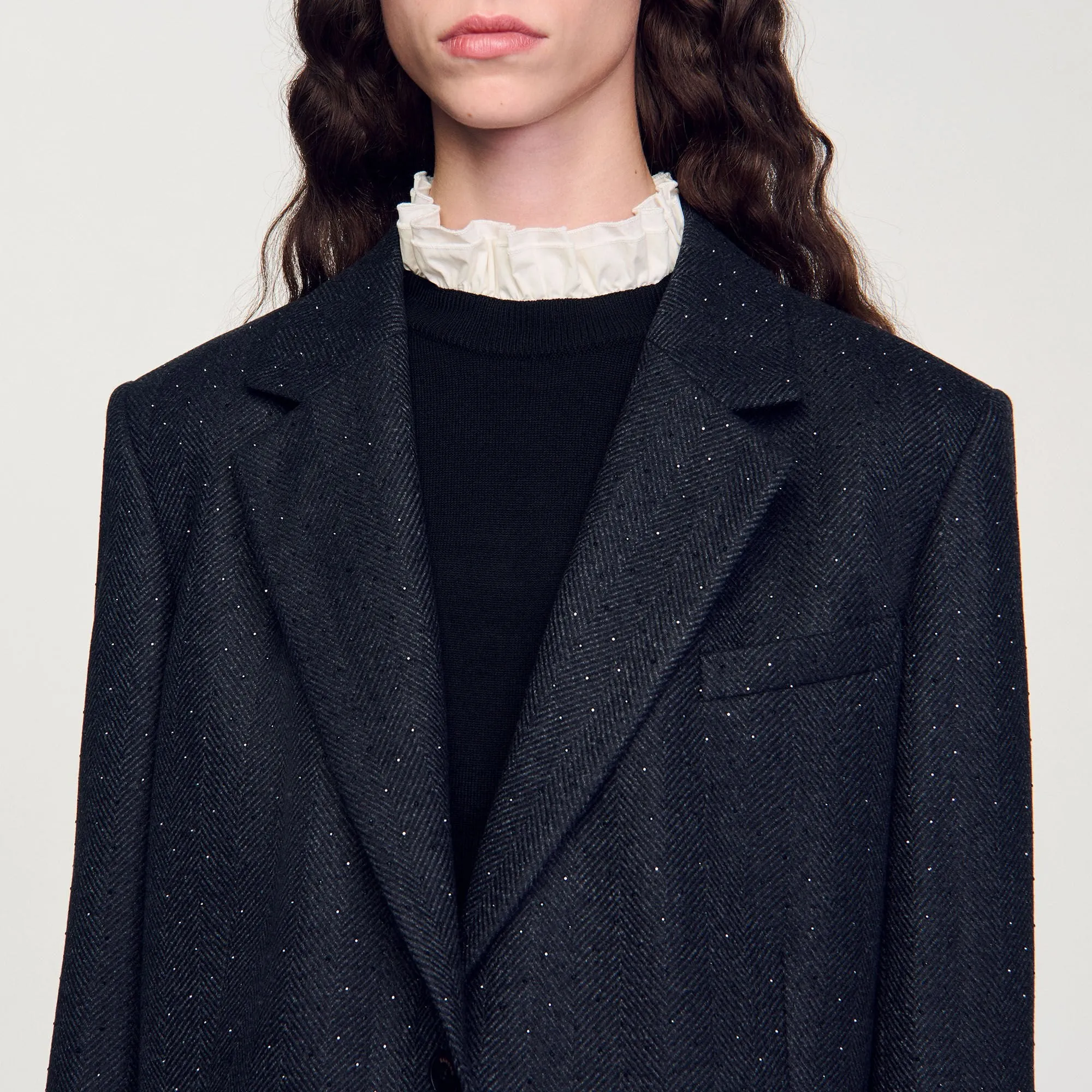 Jennifer Oversized Suit Jacket Dark Grey