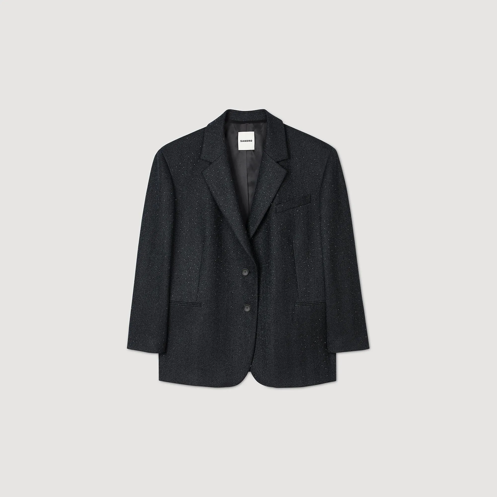 Jennifer Oversized Suit Jacket Dark Grey