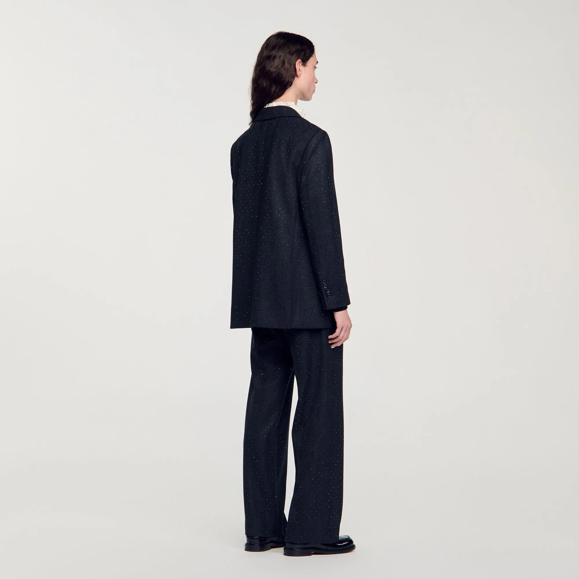 Jennifer Oversized Suit Jacket Dark Grey