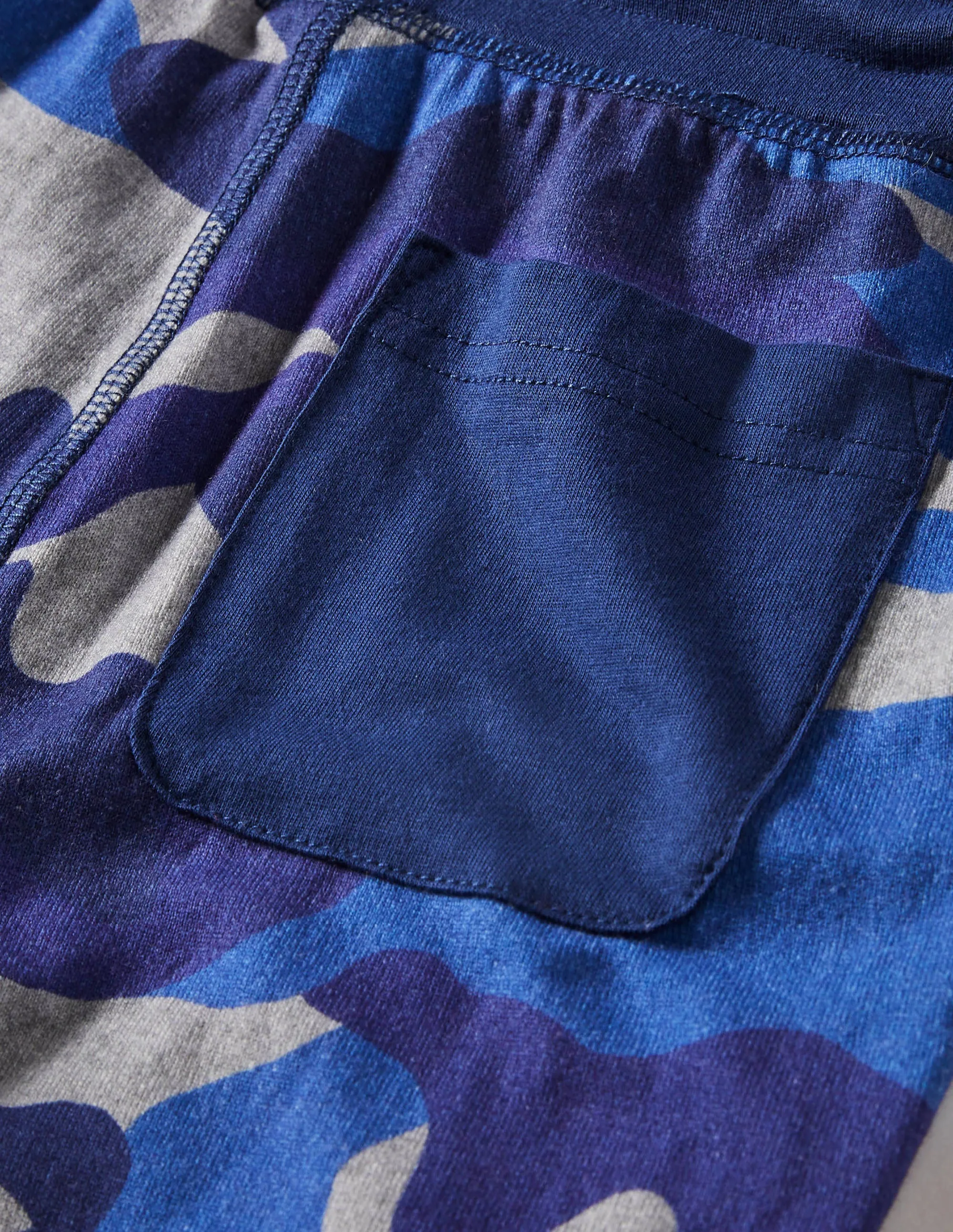 Jersey Baggies-Brilliant Blue Camouflage