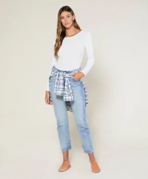 Joni L/S Pointelle Tee - Outerworn