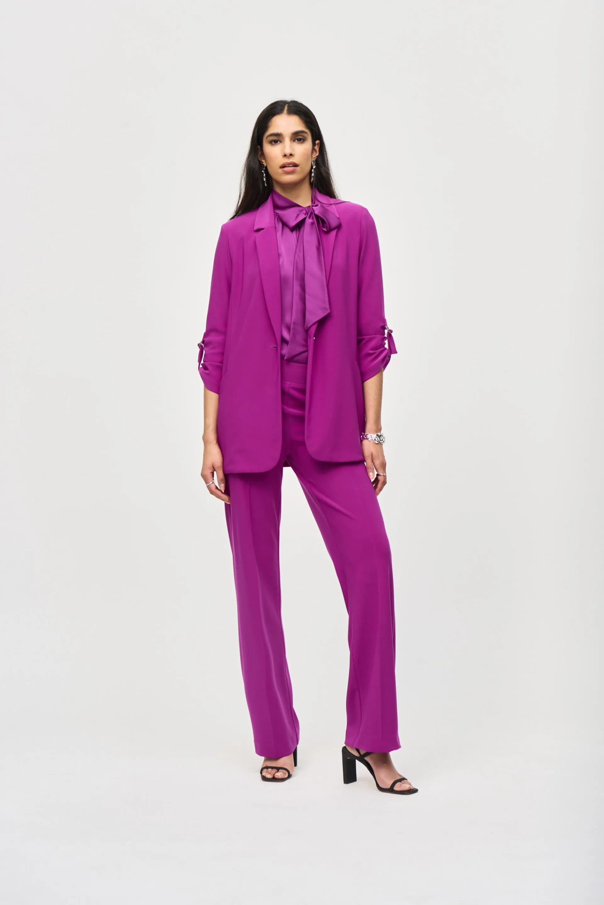 Joseph Ribkoff Empress Boxy Single Button Blazer Style 243056