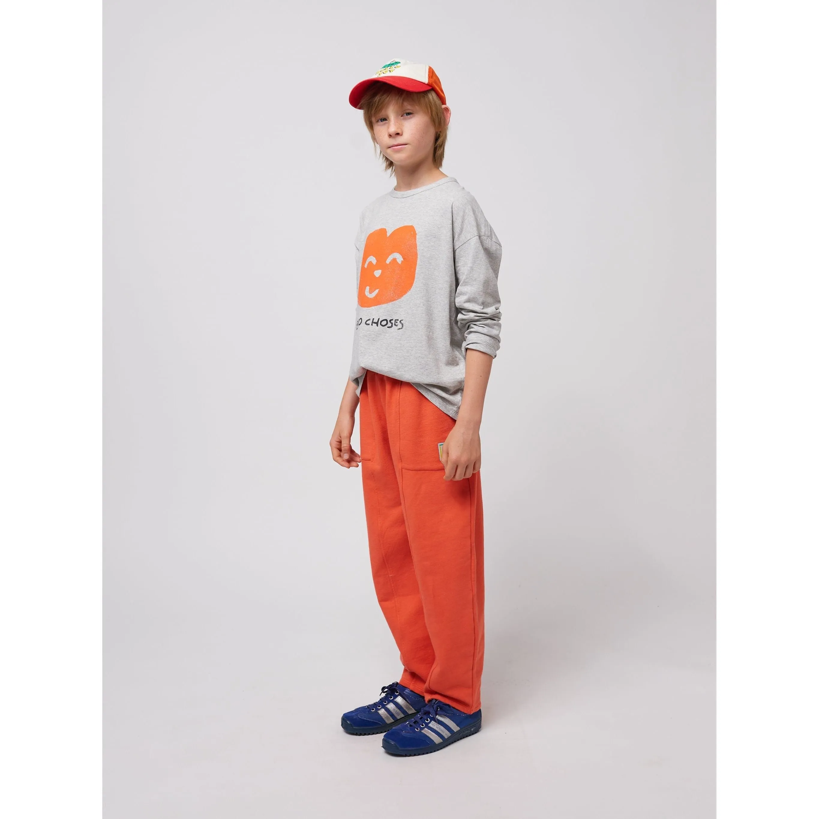 Joyful Face T-Shirt - Grey