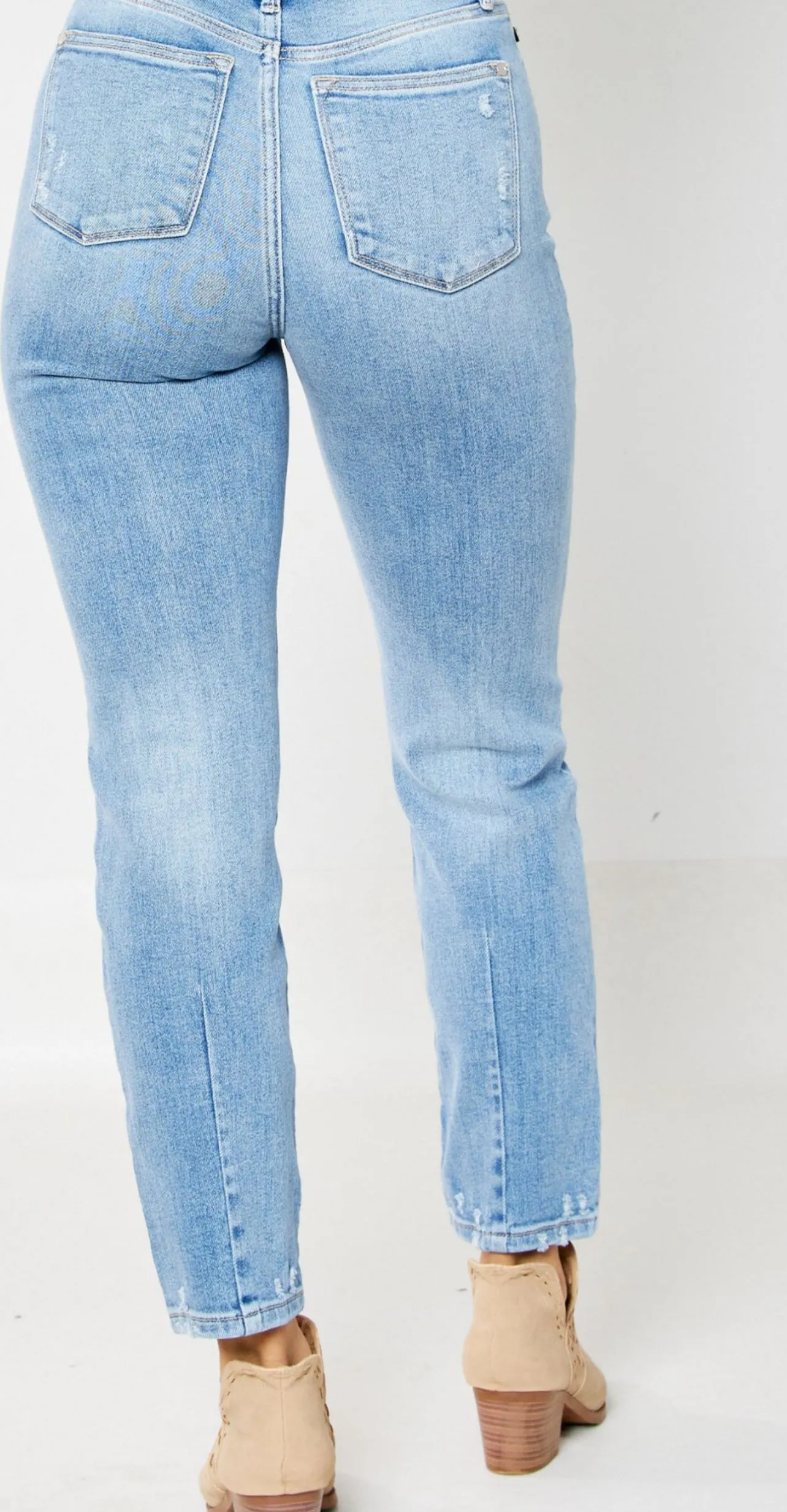 Judy Blue Destroyed Hem Jean (Plus)