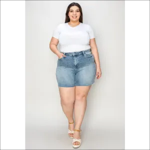 Judy Blue High Waist Rhinestone Decor Denim Shorts