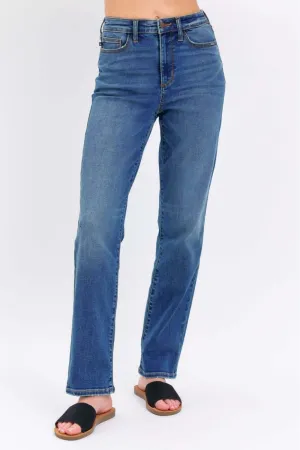 Judy Blue "Poppy" High Rise Straight Jean