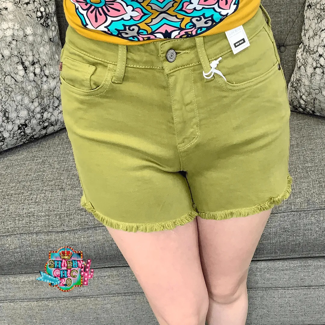 Judy Blue Shorts - Matcha