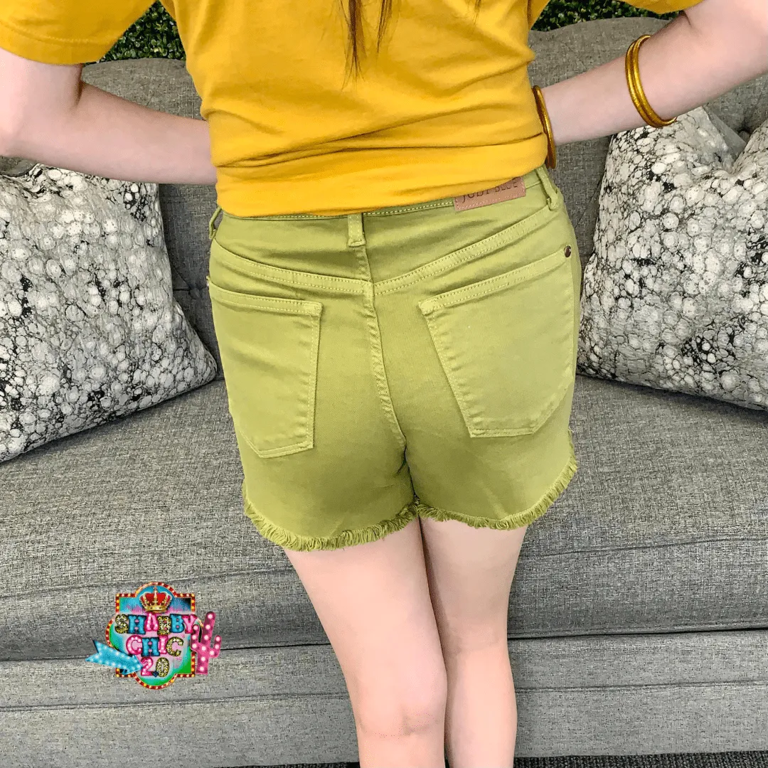 Judy Blue Shorts - Matcha