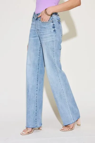Judy Blue V Front Waistband Straight Jeans, Size 13-24W