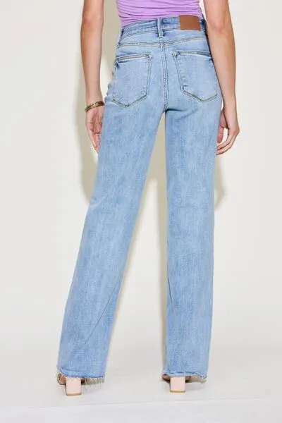 Judy Blue V Front Waistband Straight Jeans, Size 13-24W