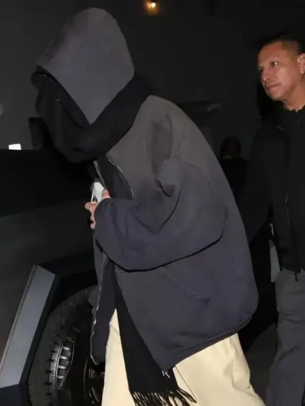 Justin Bieber Oversized Full Zip Hoodie