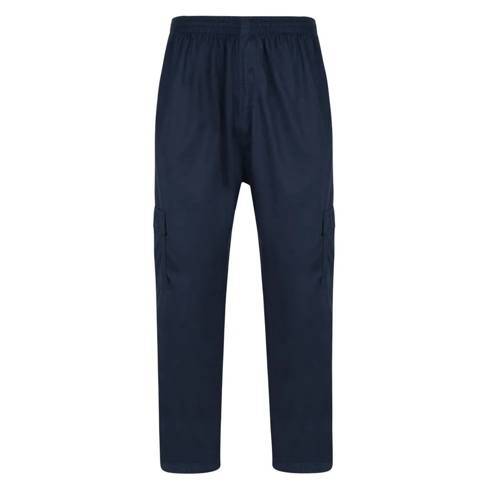 KAM Mens Big Size Light Weight Cargo Joggers (232)