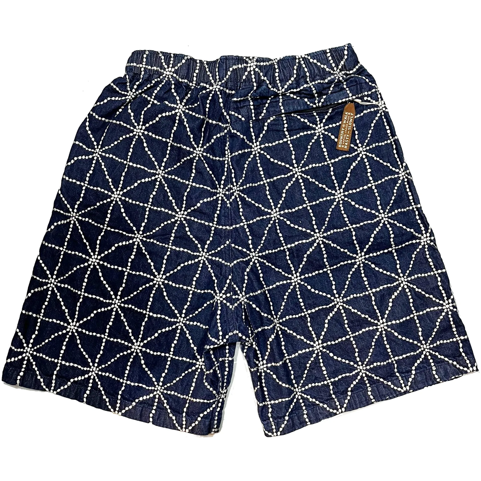 KAPITAL Denim FOLK-DOJO Embroidered Easy Shorts [ K2404SP184 ]