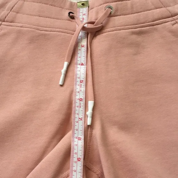 Kit &amp; Ace Terry Cloth High Waisted Shorts Dusty Rose 8 NEW