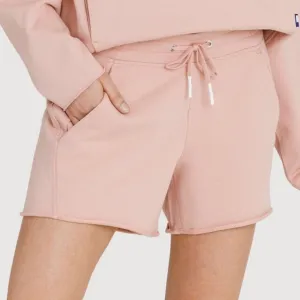 Kit &amp; Ace Terry Cloth High Waisted Shorts Dusty Rose 8 NEW
