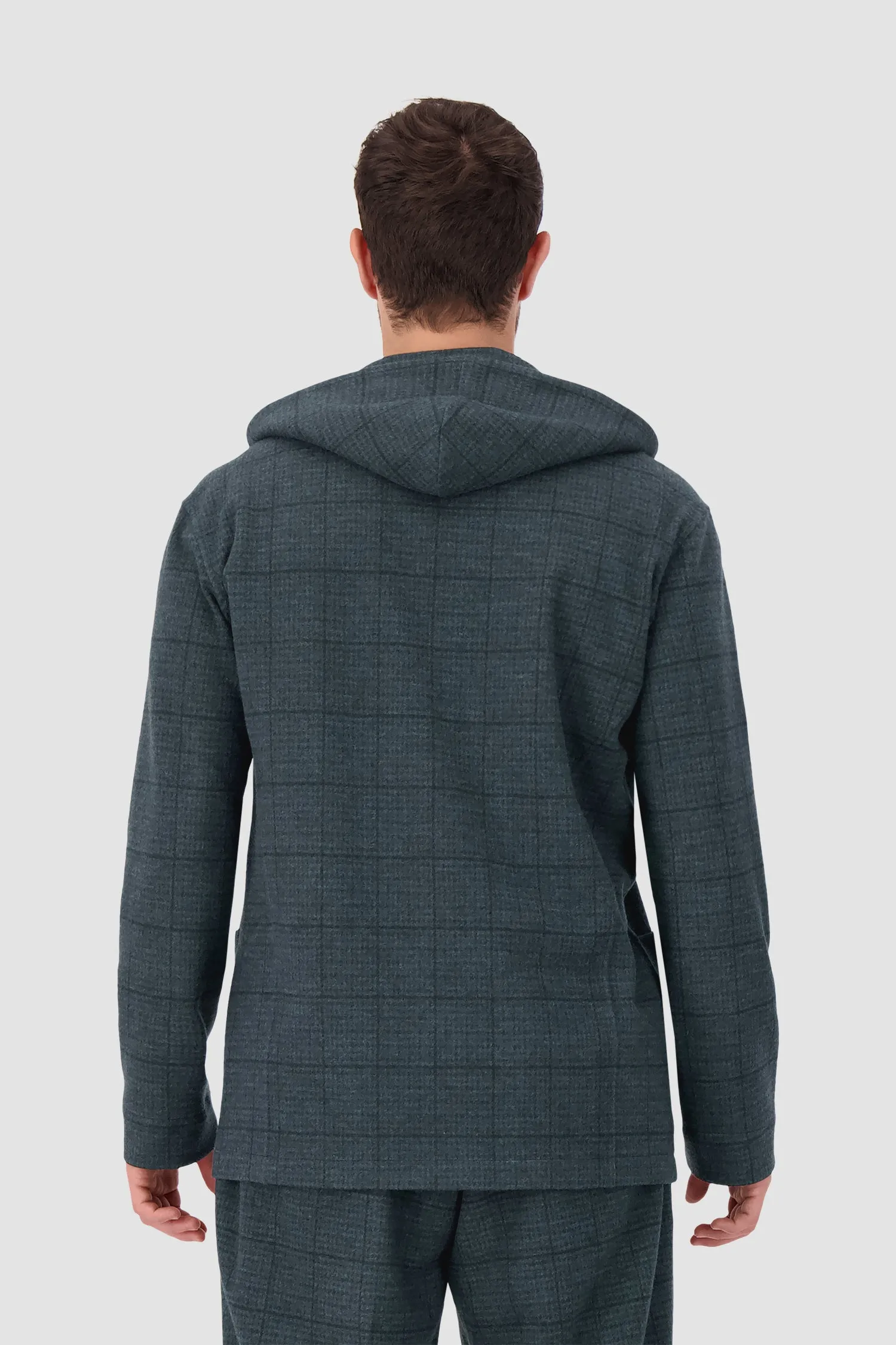 Kiton Green Plaid Blazer