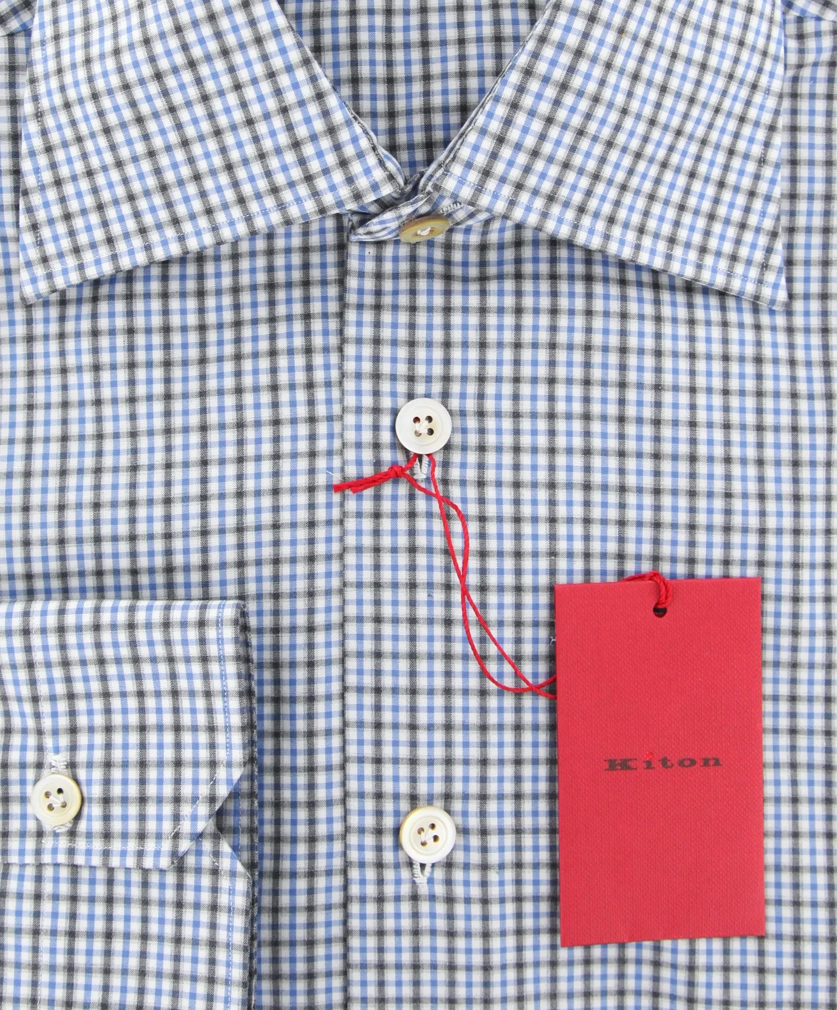 Kiton Light Blue Shirt - Slim