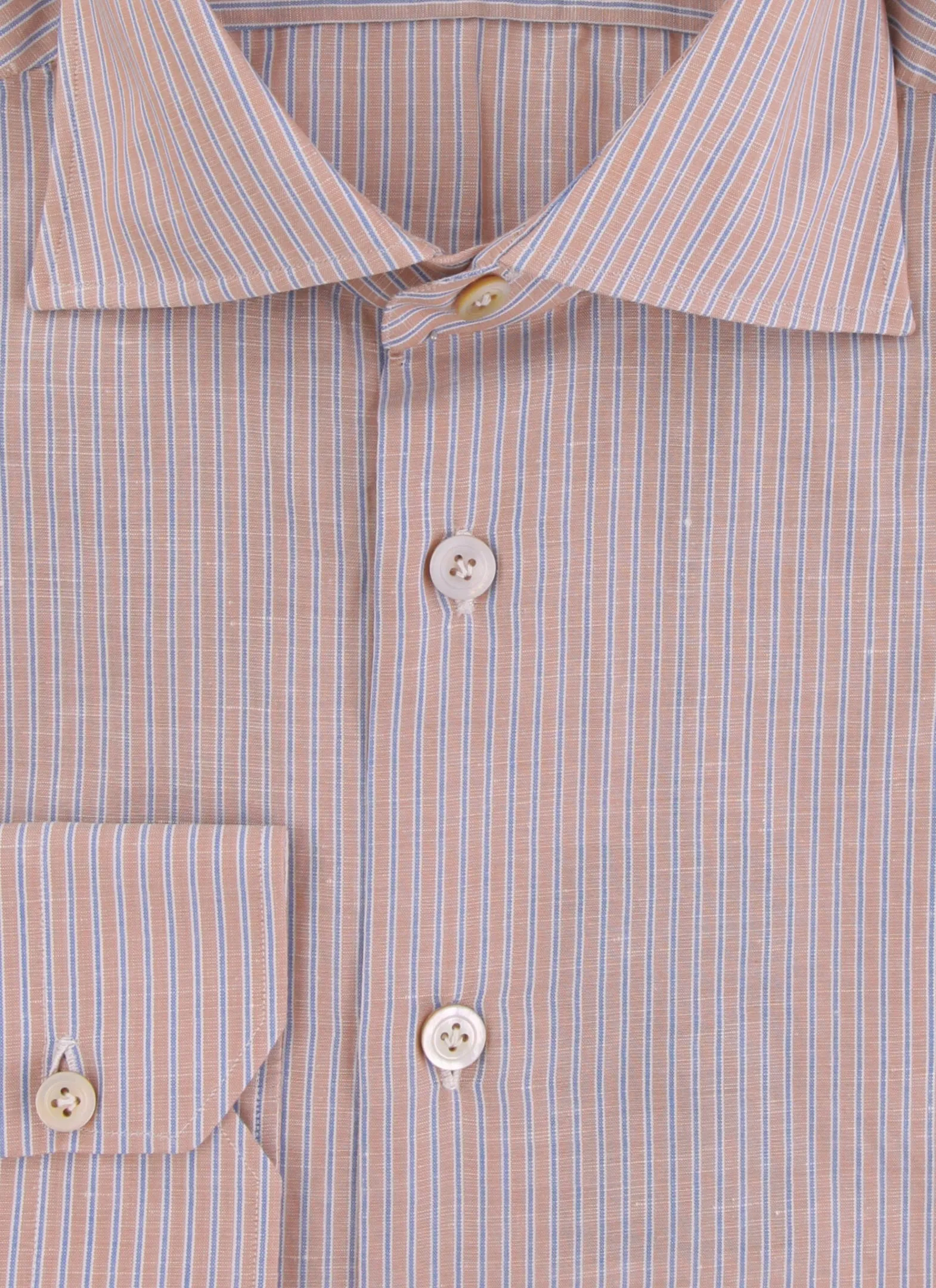 Kiton Light Brown Shirt - Slim
