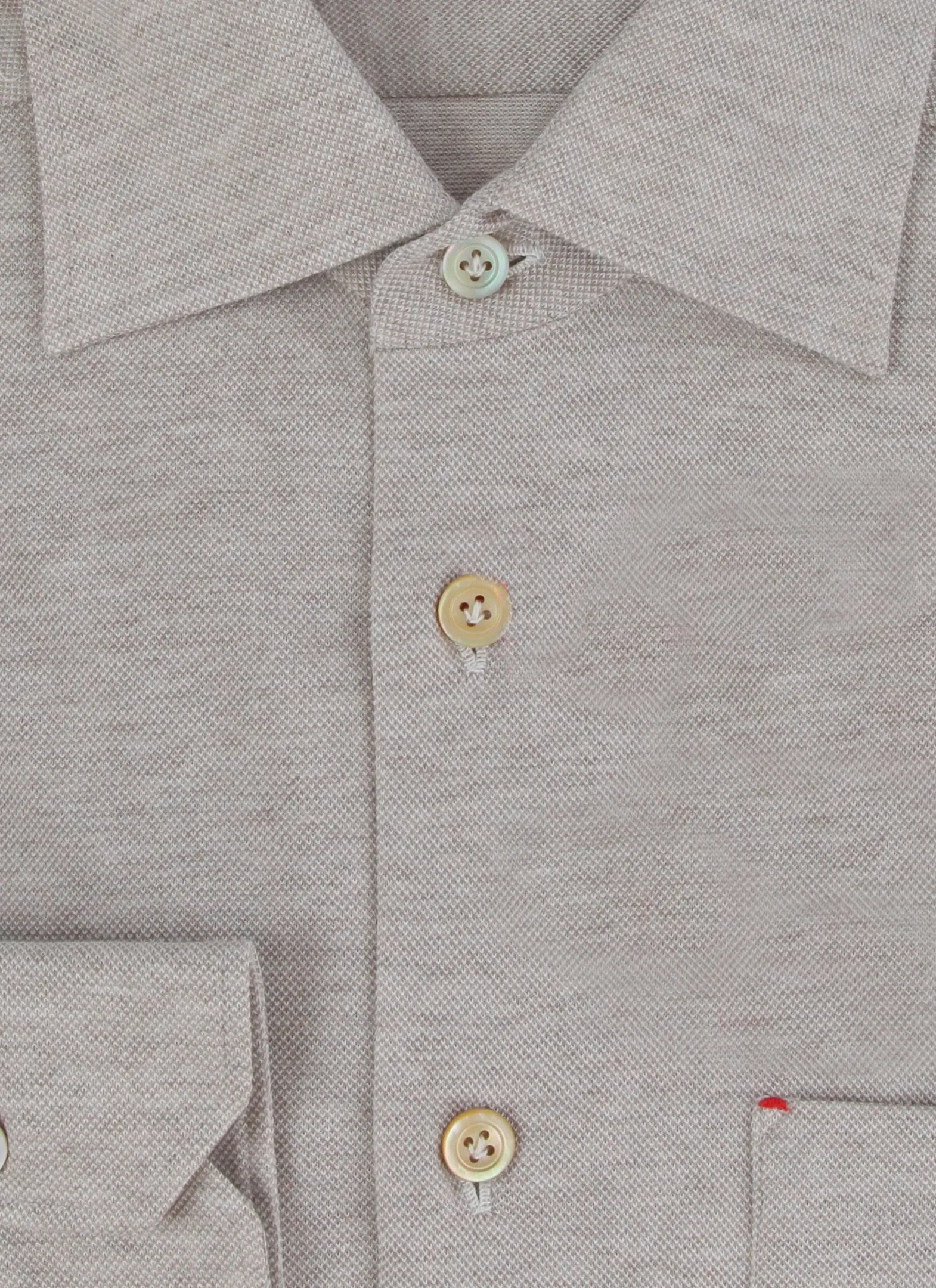 Kiton Light Brown Shirt - Slim
