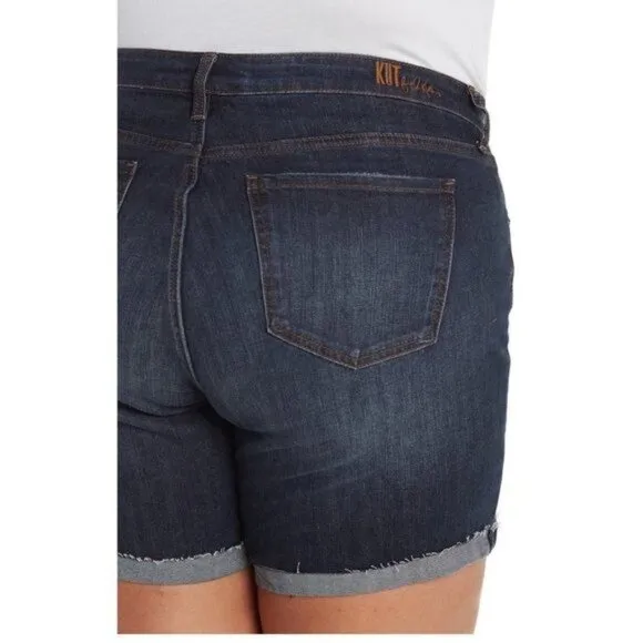 Kut From The Kloth Womens High Rise Boyfriend Jean Shorts Plus Sz 18W NWT