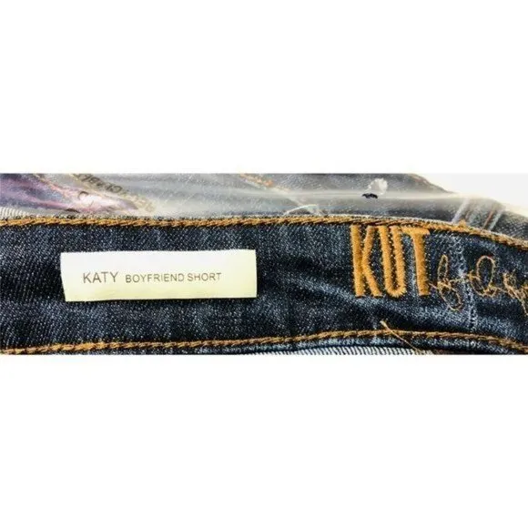 Kut From The Kloth Womens High Rise Boyfriend Jean Shorts Plus Sz 18W NWT