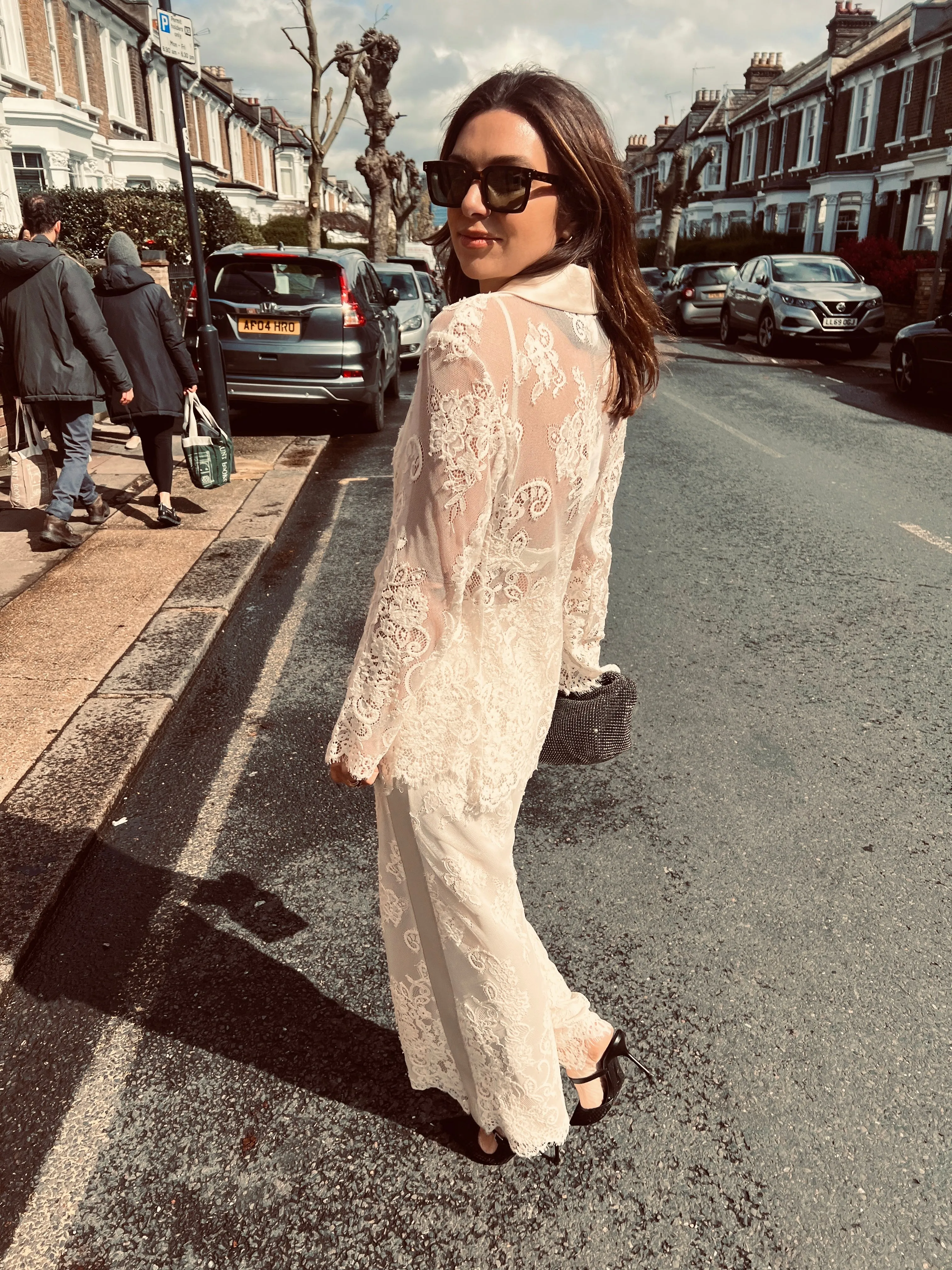 Lace Blazer - S24X276 - Ivory