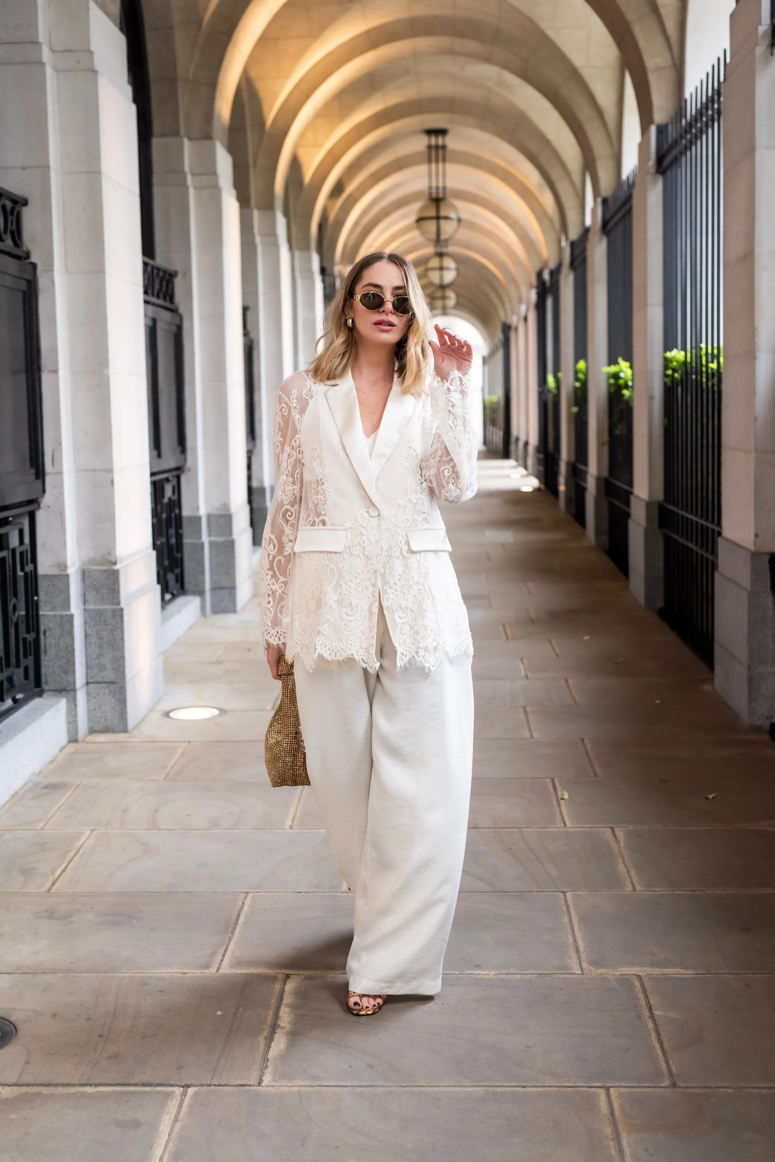 Lace Blazer - S24X276 - Ivory