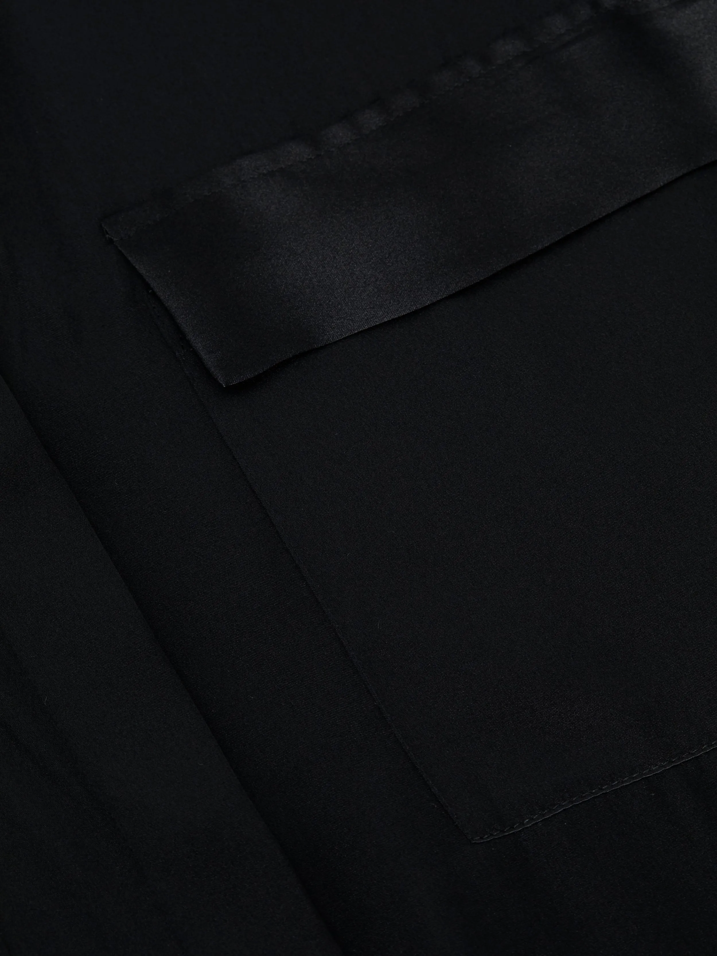 L'AGENCE - Klement Silk Shirt Dress - Black