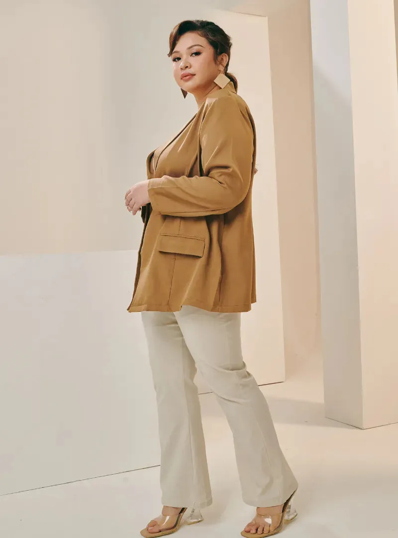 Lapel Collar Oversized Blazer