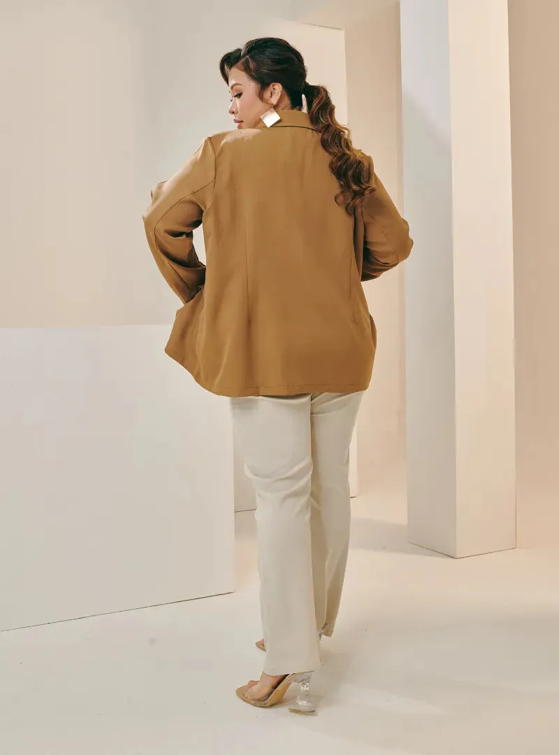 Lapel Collar Oversized Blazer