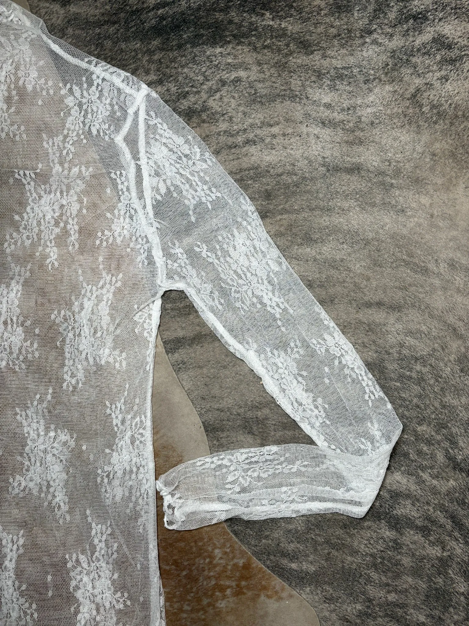 Laura Lace Mock Neck Long Sleeve Top