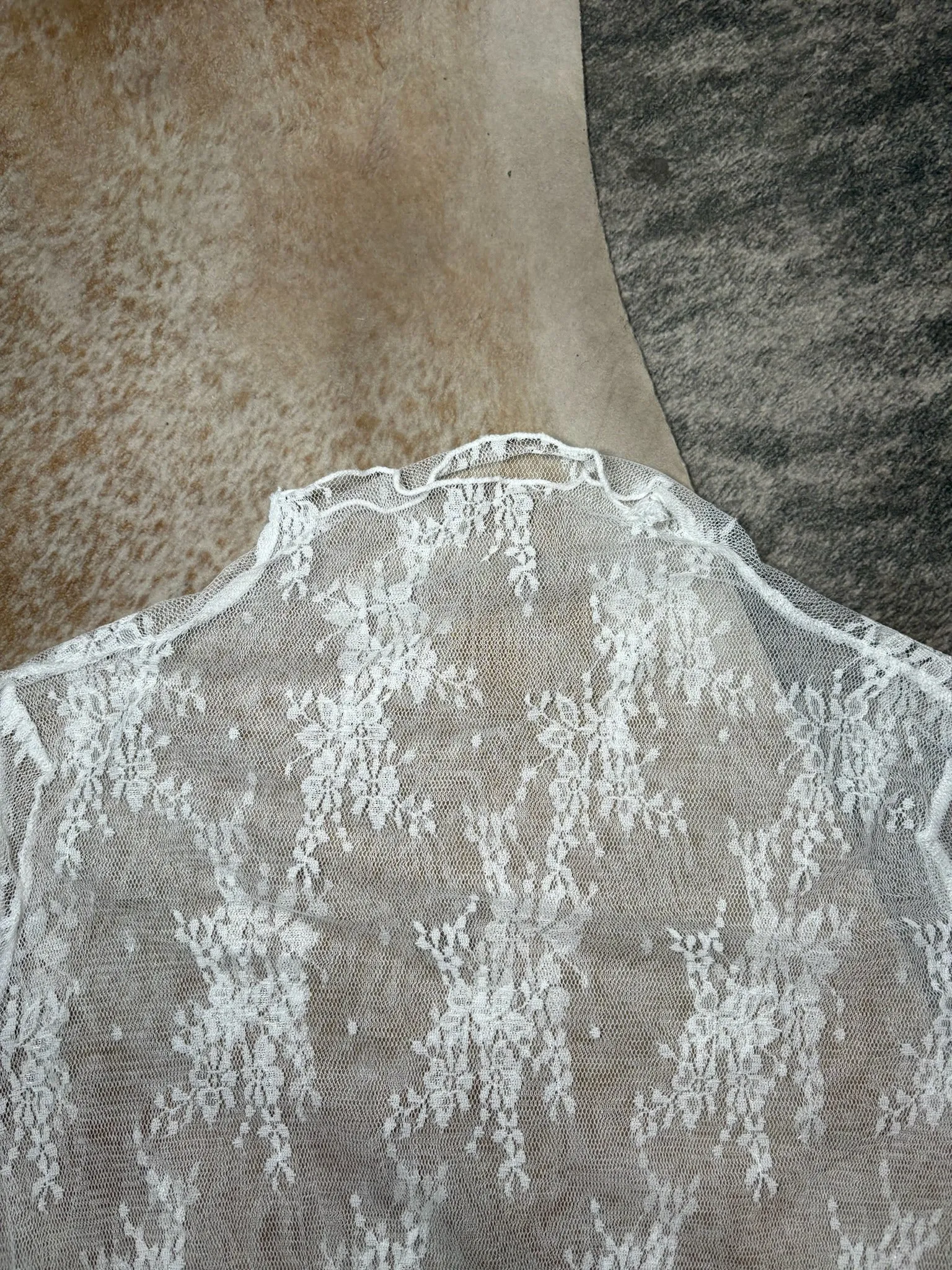 Laura Lace Mock Neck Long Sleeve Top