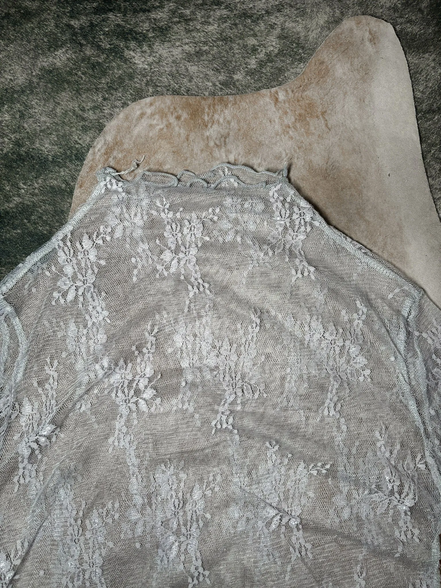 Laura Lace Mock Neck Long Sleeve Top